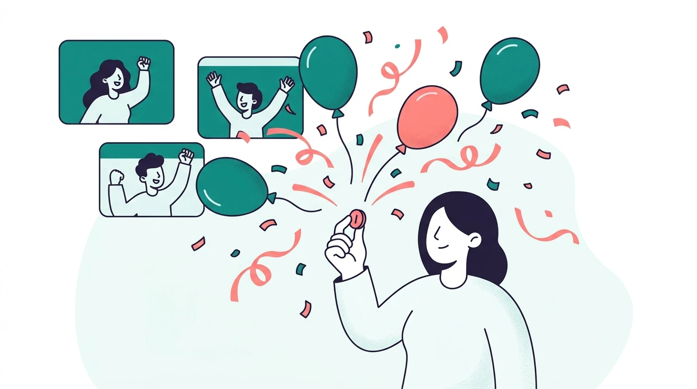 Virtual team celebration on a small budget with a big impact