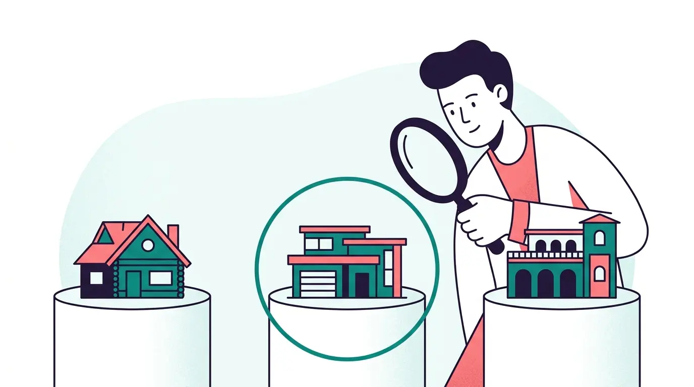 Choosing a company offsite venue by comparing three options